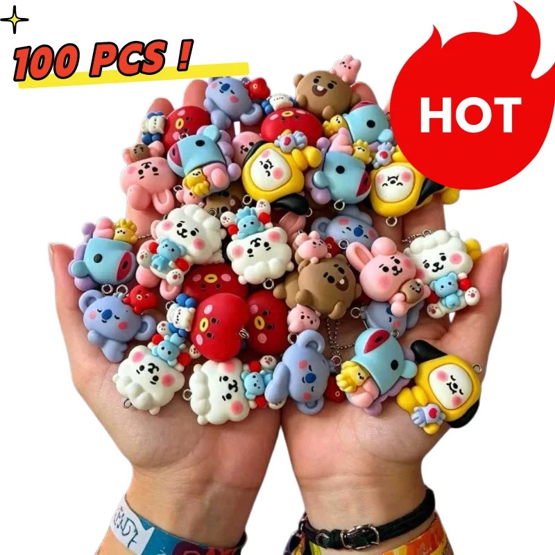 Resin Crafts Diy - 7 piezas de dijes de resina