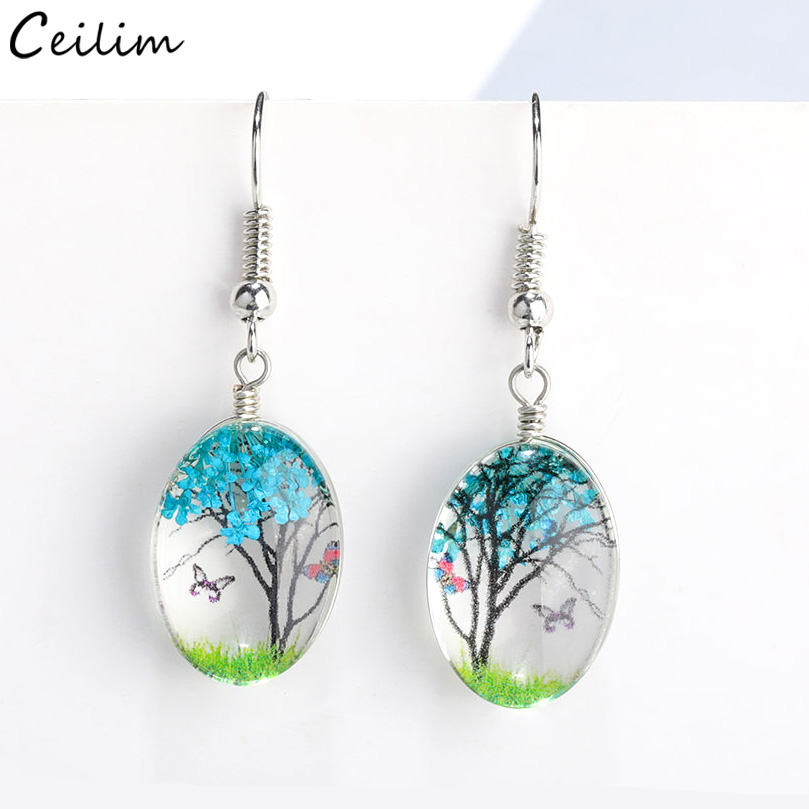 Pendientes colgantes de flores - Dried Flower Bulk reseña y precio