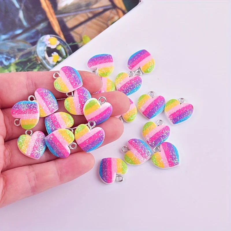 10 piezas de dijes de resina e - Resin Crafts Diy reseña y precio