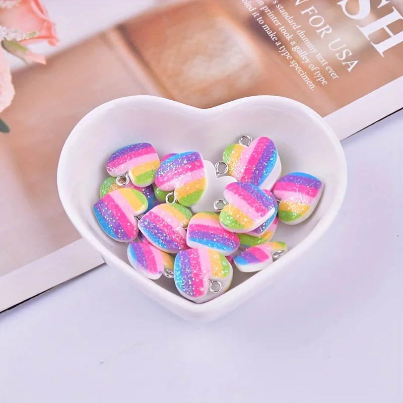 10 piezas de dijes de resina e - Resin Crafts Diy reseña y precio