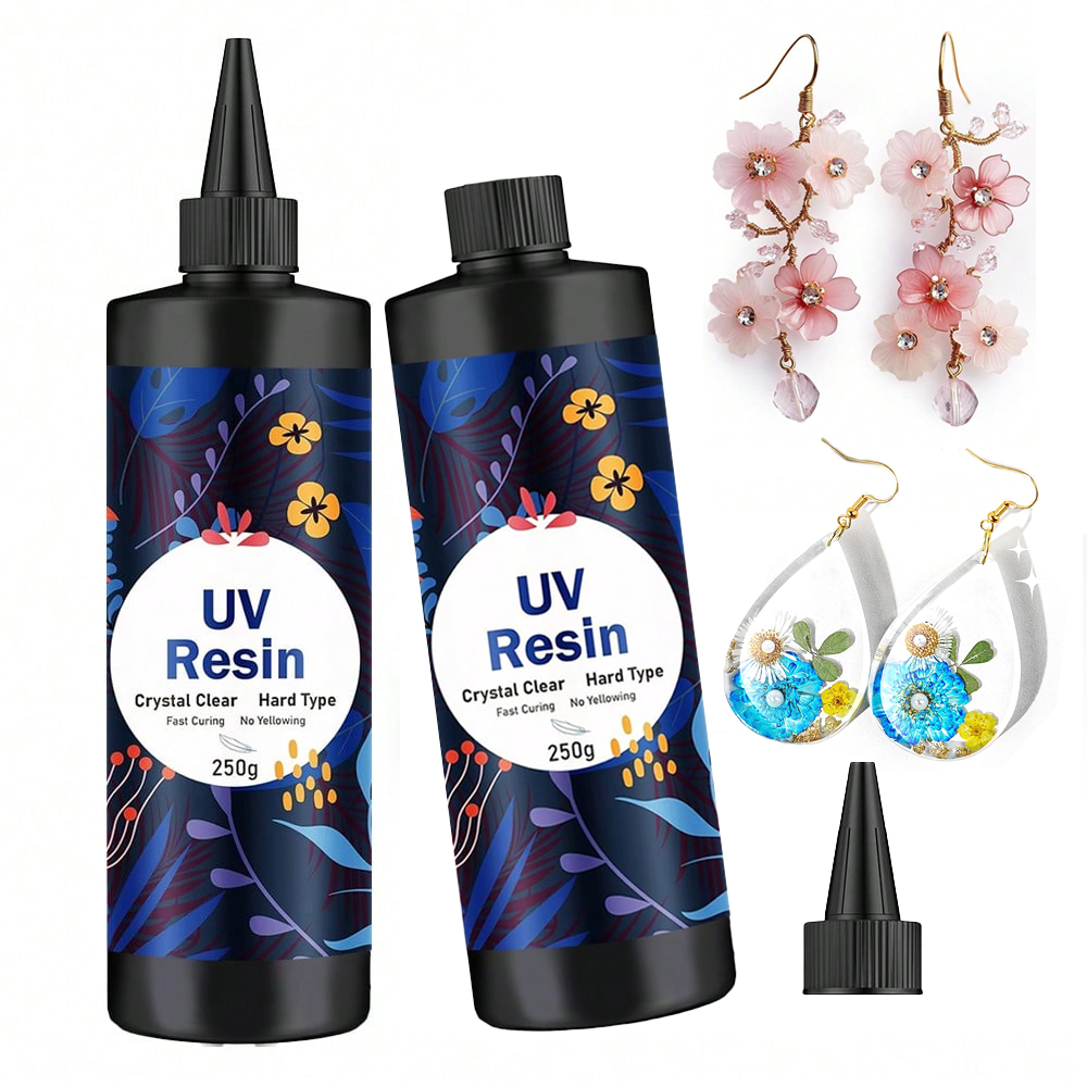 Resina UV Transparente de 250g - Resin Jewelry Kit reseña y precio