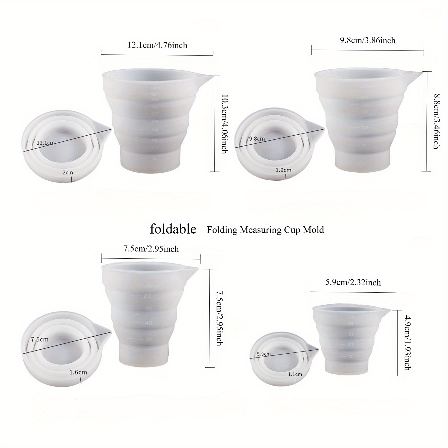 Taza medidora de silicona pleg - Mixing Cup Silicone reseña y precio