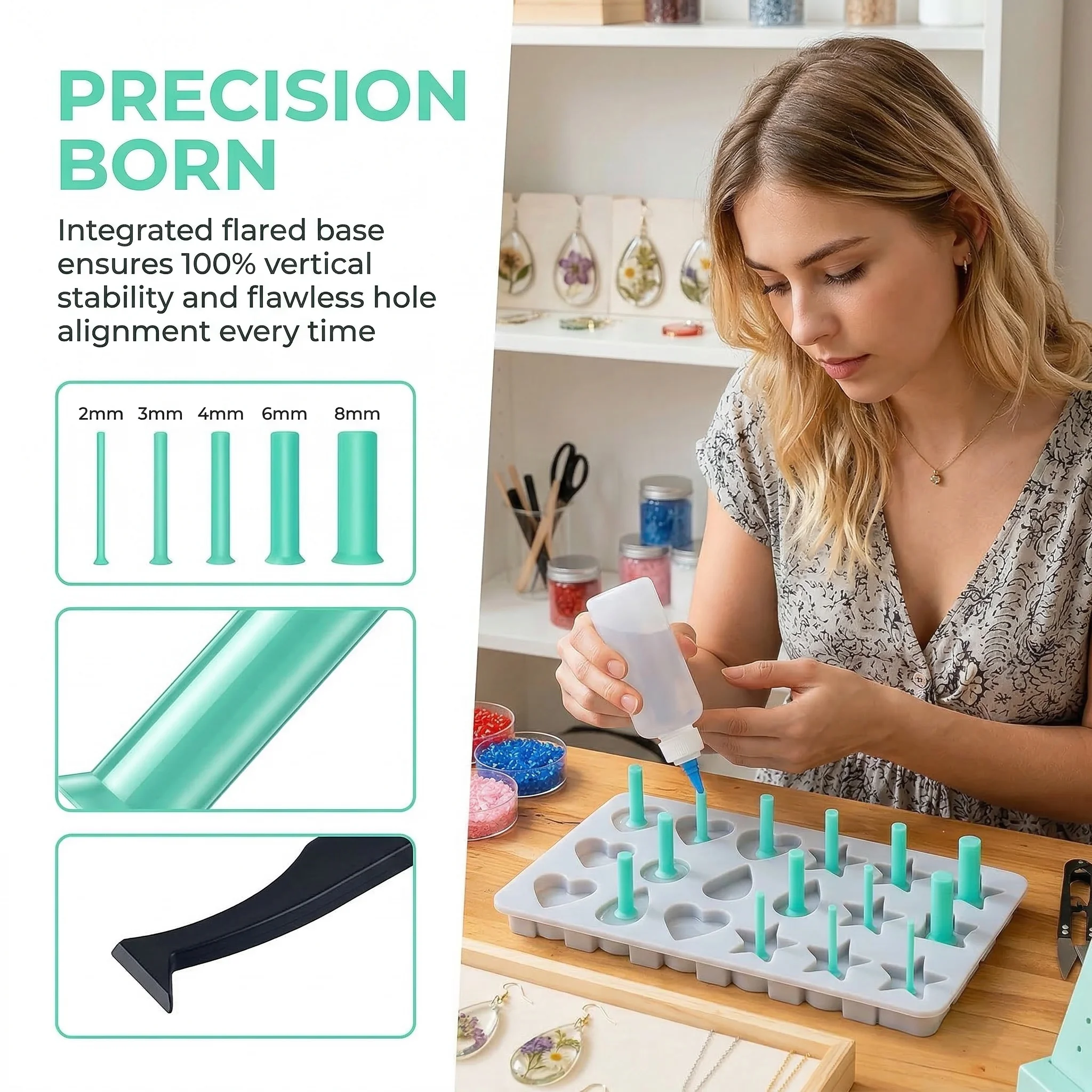 Kit de 35 piezas de perforador - Epoxy Uv Resin Kit reseña y precio
