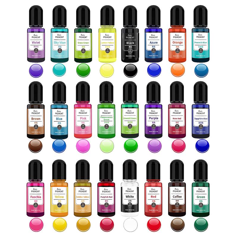 Tinta de Arte de 24 colores, p - Resin Dye Alcohol reseña y precio
