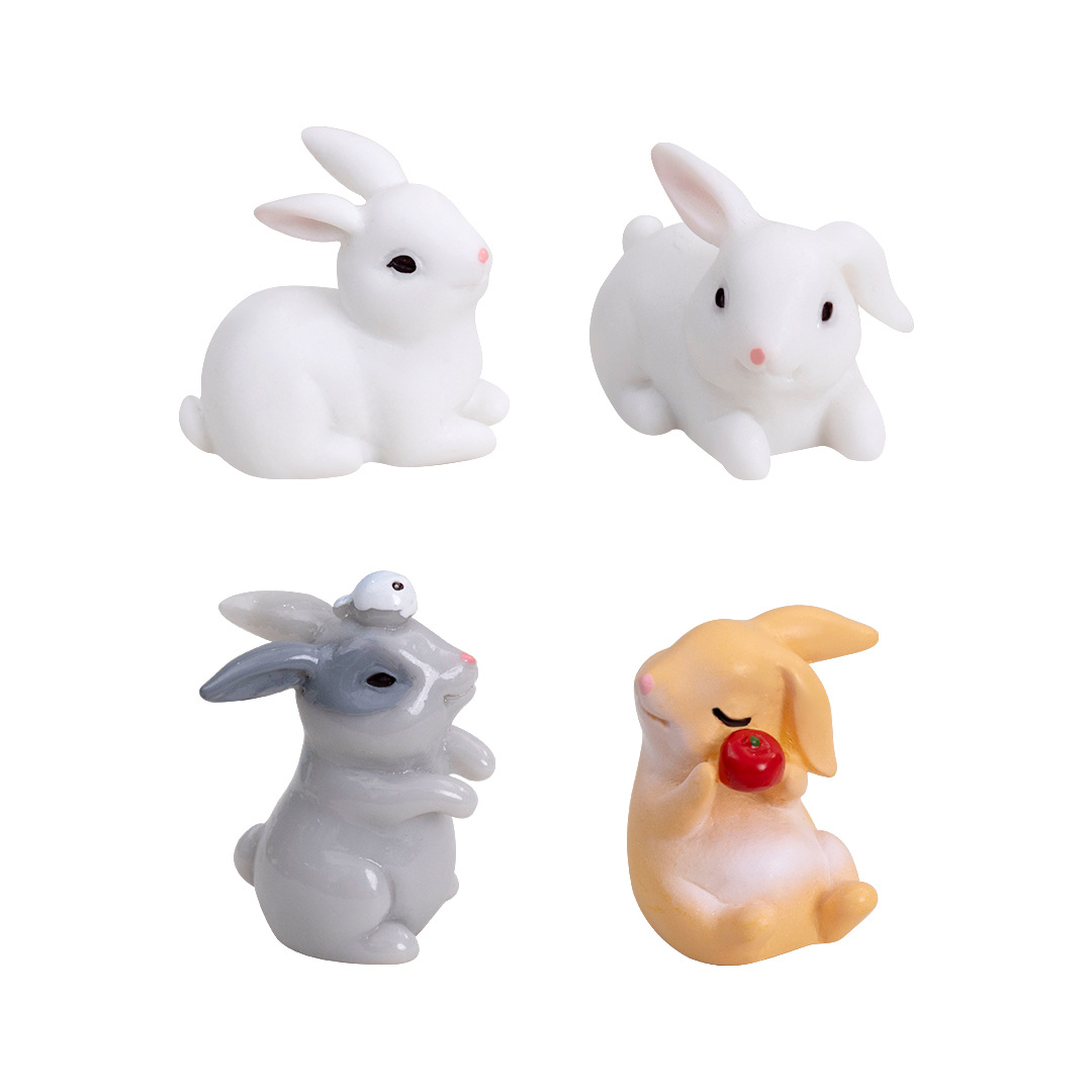 10 Uds. De miniaturas de conej - Resin Crafts Diy reseña y precio